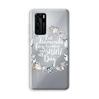 Diamonds: Huawei P40 Transparant Hoesje