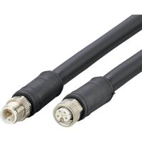ifm Electronic E12654 Verbindingskabel Aantal polen (sensoren): 5, 5 Stekker, recht, Bus, recht 2.0 m 1 stuk(s)