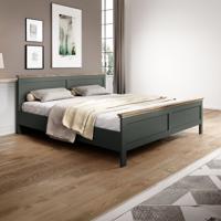 Home365 Houten Bed Elvas - Donkergroen