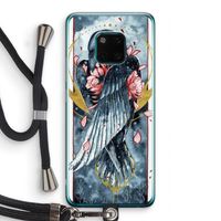 Golden Raven: Huawei Mate 20 Pro Transparant Hoesje met koord