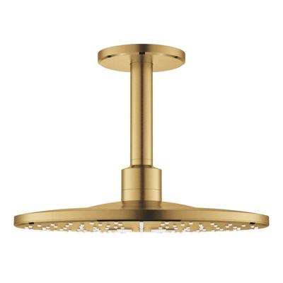 GROHE Rainshower SmartActive 310 Hoofddouche - 31cm - 2 straalsoorten - plafondarm 14.2cm - geborsteld cool sunrise 26477gn0