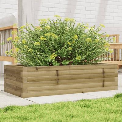 VidaXL Plantenbak 90x40x23 cm geïmpregneerd grenenhout