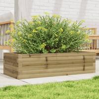 VidaXL Plantenbak 90x40x23 cm geïmpregneerd grenenhout