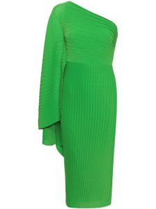 Solace London robe mi-longue Lenna à une épaule - Vert