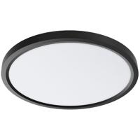 Zwarte LED Plafondlamp 36W - Aanpasbare Lichtkleur - Ø400 mm