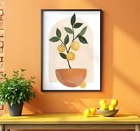 Kleine fruitboom planten poster