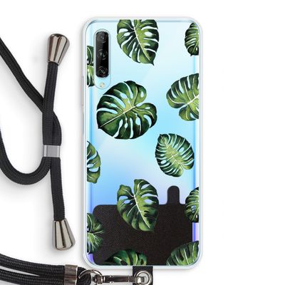 Tropische bladeren: Huawei P Smart Pro Transparant Hoesje met koord