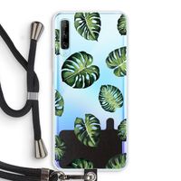 Tropische bladeren: Huawei P Smart Pro Transparant Hoesje met koord