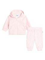 BOSS Kidswear survêtement en coton mélangé à motif monogrammé - Rose