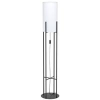 EGLO Glastonbury Vloerlamp - E27 - 151 cm - Zwart|Wit