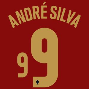 André Silva 9 (Officiële Portugal Bedrukking 2020-2021)