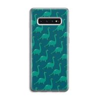 Diplodocus: Samsung Galaxy S10 4G Transparant Hoesje