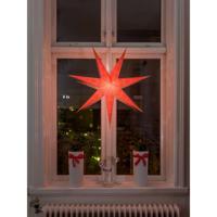 Konstsmide 2982-185 Kerstster Gloeilamp, LED Oranje Geborduurd, Uitgestanst motief, Schakelaar - thumbnail