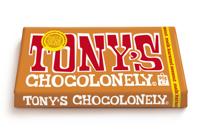 Chocolade tony chocolonely melk karamel zee 90gr