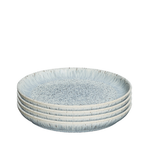 DENBY - Halo Speckle - Ontbijtbord Coupe 21cm Set/4