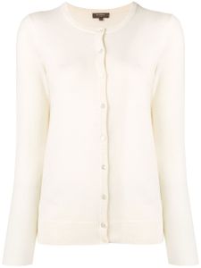 N.Peal cardigan à encolure ronde - Blanc