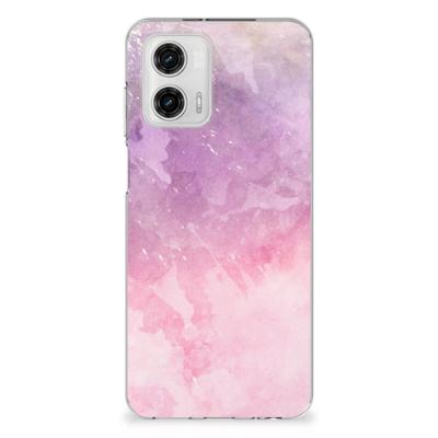 Smartphone hoesje Motorola Moto G73 Pink Purple Paint
