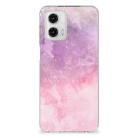 Smartphone hoesje Motorola Moto G73 Pink Purple Paint