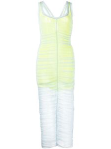 Alexander Wang robe froncée à design superposé - Multicolore