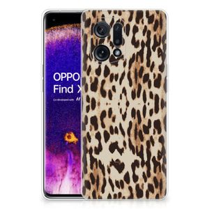 OPPO Find X5 TPU Hoesje Leopard