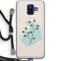 Love your petals: Samsung Galaxy A6 (2018) Transparant Hoesje met koord