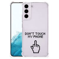 Samsung Galaxy S22 Plus Anti Shock Case Finger Don't Touch My Phone