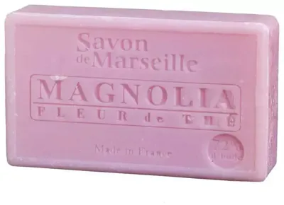 Le Chatelard 1802 Savon de Marseille zeep magnolia & fleur de the (magnolia en theeblaadjes) 100g