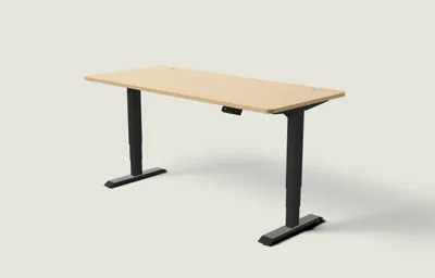 Desktronic HomePro bureau Zwart / Eiken / 180x80 cm