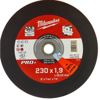 Milwaukee Accessoires Metaaldoorslijpschijf SCS41 230 x 1,9 mm PRO+ - 25 stuks - 4932451490