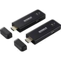 SpeaKa Professional SP-TR-450 Draadloze HDMI-set 50 m 2.4 GHz, 5 GHz 3840 x 2160 Pixel Geïntegreerde LED-weergave