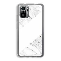Biggest stripe: Xiaomi Redmi Note 10S Transparant Hoesje