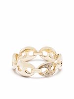 Tom Wood bague Bean en or 9ct ornée de diamants - thumbnail