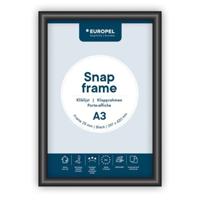 Kliklijst europel a3 25mm zwart