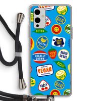 Fruitsticker: OnePlus 9 Transparant Hoesje met koord