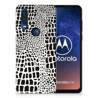 Motorola One Vision | TPU Hoesje | Slangenprint