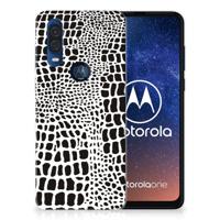 Motorola One Vision | TPU Hoesje | Slangenprint