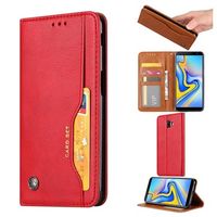 Card Set Series Samsung Galaxy J6+ Wallet Case - Rood - thumbnail