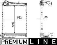 Intercooler, inlaatluchtkoeler CI252000P