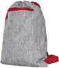 Bags2GO BS15391 Gymsac - Miami - Grey-Melange/Red - 43 x 34 cm - thumbnail