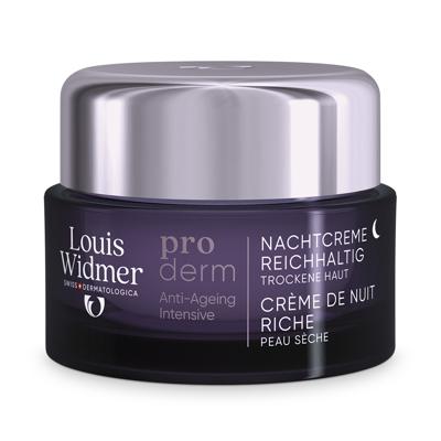 Louis Widmer Proderm Nachtcrème Rijke Textuur Licht Geparfumeerd 50ml