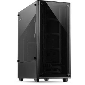 Inter-Tech C-303 Mirror Full Tower PC-behuizing Zwart