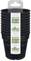 Elho kweekpot green basics kweekpot set 10 stuks 7,5 cm living black
