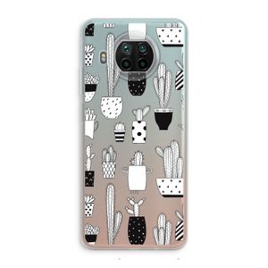 Cactusmotief: Xiaomi Mi 10T Lite 5G Transparant Hoesje