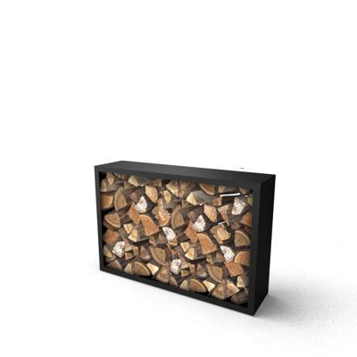 Geroba Geroba houtopslag Beltza S8 1500x385x1000mm - zwart