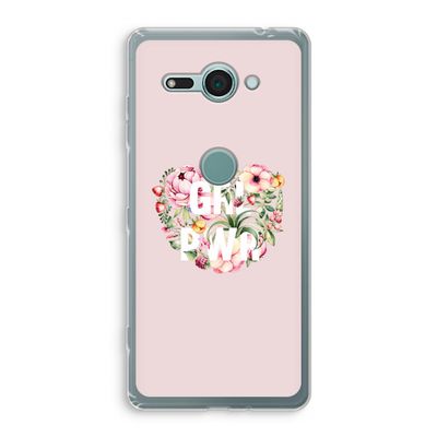 GRL PWR Flower: Sony Xperia XZ2 Compact Transparant Hoesje