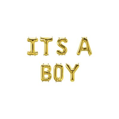 Paperdreams Folie ballon slinger - its a boy