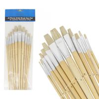 Schilders penseelset plat 12 delig