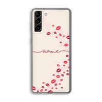 Kusjes: Samsung Galaxy S21 Plus Transparant Hoesje