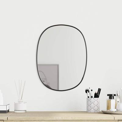 VidaXL Wandspiegel 30x25 cm zwart
