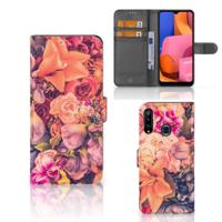 Samsung Galaxy A20s Hoesje Bosje Bloemen Samsung Galaxy A20s Hoesje Bosje Bloemen